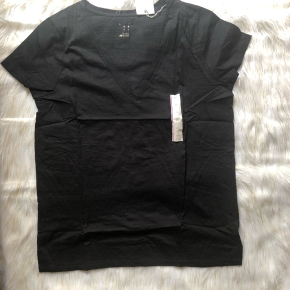 Set of White & Black V neck T-shirt s. XXL NWT - Picture 3 of 7